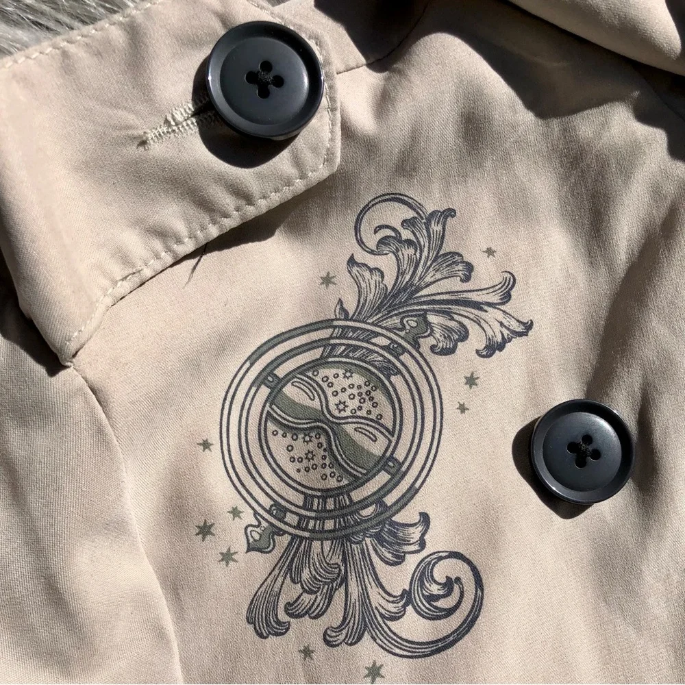 Torrid Harry Potter Patronus Trench Coat - Picture 5 of 7